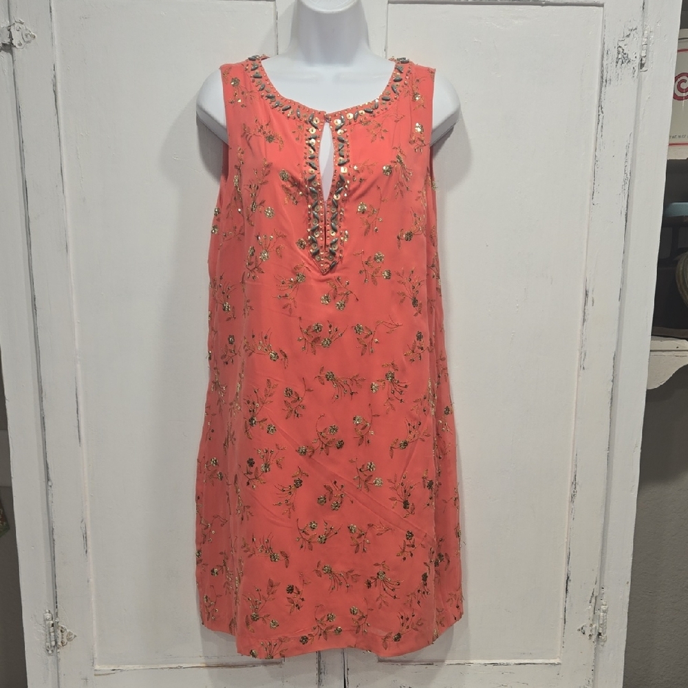 PEARL GEORGINA CHAPMAN OF MARCHESA Dress... SIZE 12. #7803